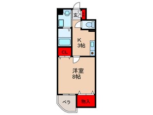 ラヴィエベル門真の物件間取画像